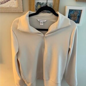 Athleta Seasoft Quarter-Zip Pullover